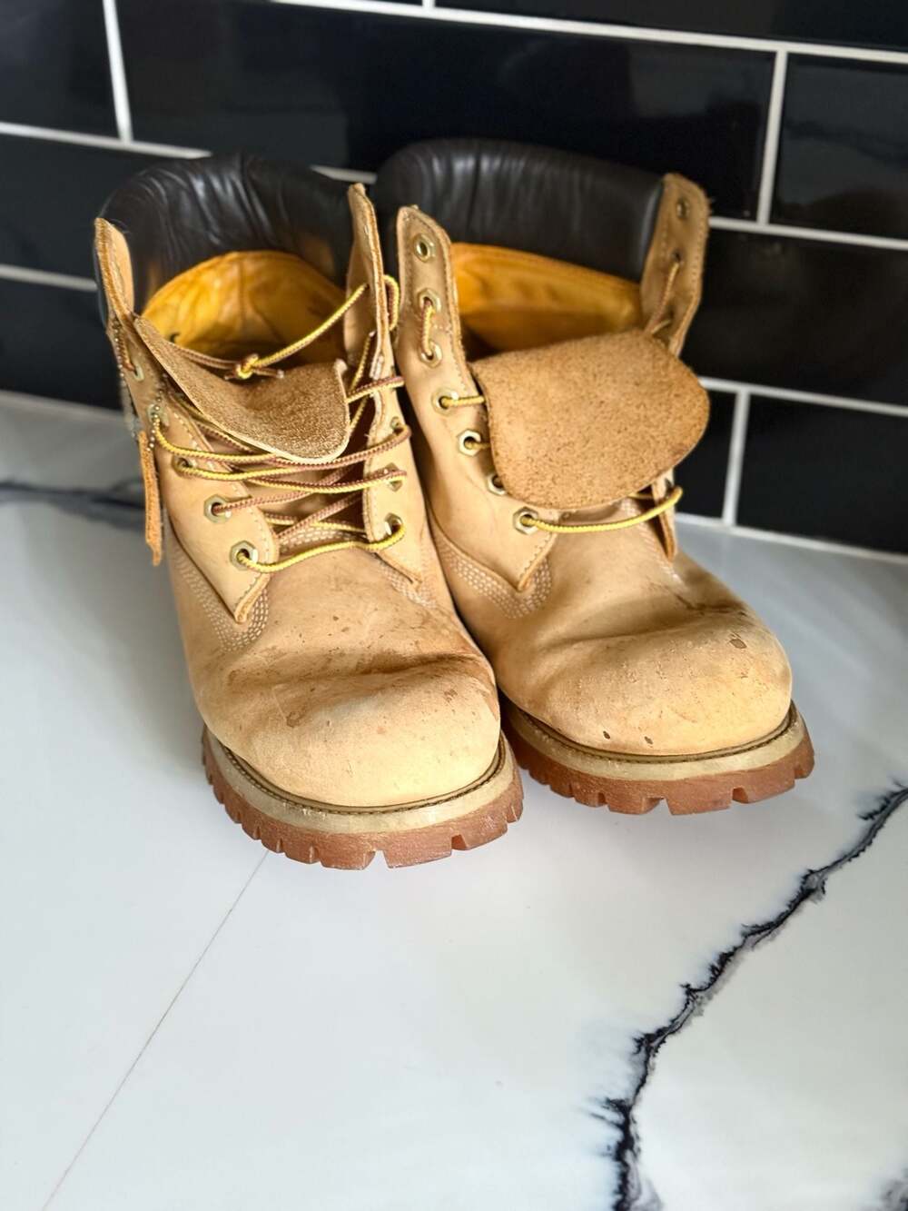 Timberland 6-Inch Premium Waterproof Nubuck Boots - Picture 1 of 7